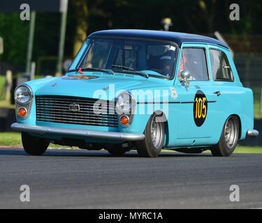 James Colburn, Austin A40 Akademie, HRDC Touring Greats, TCR UK Rennwochenende, Brands Hatch, Juni 2018, Autorennen, Autos, Rundstrecke, klassische Autos, Stockfoto