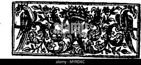 . Englisch: Fleuron aus Buch: eine demütige Adresse zu unseren soveraign Herr der Menschen. 343 Eine bescheidene Adresse zu unseren soveraign Herr der Menschen. Fleuron T 056910-2 Stockfoto