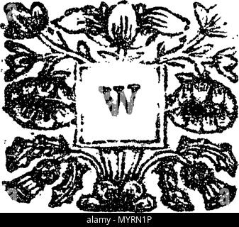 . Englisch: Fleuron aus Buch: Eine Untersuchung der annäherungsversuche. Über Kirk-Sessions und Presbytries, der Kommission der Generalversammlung übertragen, zu Presbytries. Von William Tennoch, Kaufmann in Glasgow. 332 Eine Untersuchung der ouvertüren Fleuron T 183488-15 Stockfoto