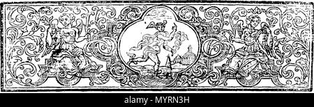 . Englisch: Fleuron aus Buch: Ein excursory Aufgrund des heutigen Standes der Menschen und Dinge. Eine Satire. In einem Dialog zwischen dem Autor und seinem Freund. 332 Eine excursory Aufgrund des heutigen Standes der Menschen und Dinge Fleuron T 106596-2 Stockfoto