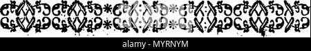 . Englisch: Fleuron aus Buch: Ein Rückblick auf die Sehenswürdigkeiten von London und Westminster, in drei Teile. Teil I enthält eine vollständige Beschreibung der Tower von London, und jede Sache interessiert ist und zu ihr gehört. Teil II. Enthält die Geschichte von Westminster-Abbey, von der Gründung bis in die heutige Zeit; mit ihren Antiquitäten, Gräber, und Inschriften. Teil III. Leckereien der Alten Kathedrale von St. Paul's und der Neuen; zusammen mit einer vollständigen Berücksichtigung der Denkmal, London-Stone, die Stadtmauer, Tore, und andere antike Reste. 336 Rückblick auf die Sehenswürdigkeiten von London und Westm Stockfoto