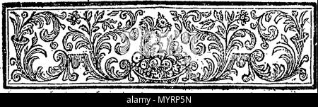 . Englisch: Fleuron aus Buch: Ein Rückblick auf das Leben und die Schriften von den großen englischen Dichter, ob epick, lyrick, elegiack, epigramatists, &c. 337 Rückblick auf das Leben und die Schriften von den großen englischen Dichter, ob epick, lyrick, elegiack, epigramatists usw. Fleuron N 017802-2 Stockfoto