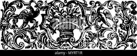 . Englisch: Fleuron aus Buch: Eine unparteiische Darstellung des Verhaltens der verschiedenen Mächten Europas, Ende der allgemeinen Kriegs: ... von ... 1739. Zu... 1748. Von Richard Rolt. In vier Bänden. ... 345 Eine unparteiische Darstellung des Verhaltens der verschiedenen Mächten Europas, in den späten allgemeine Kriegs-- von - 1739 Fleuron T 130867-22 Stockfoto