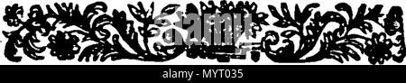 . Englisch: Fleuron aus Buch: Anatomie verkörpert und dargestellt: Mit, I. eine übersichtliche und einfache Beschreibung aller Teile des menschlichen Körpers, die gemeinsam mit ihren verschiedenen Verwendungen, die in den Tierstudien Oeconomy. Ii. Eine grosse Auswahl und Sammlung von Skulpturen, zeigen eine gerechte Idee der Figur, Größe, Lage, Verbindung, und Verwendungen der verschiedenen Teile des Körpers, in siebzehn folio Kupfer-Platten. Von M.N. B.A. 355 Anatomie verkörpert und dargestellt - mit, ich Fleuron N 016279-4 Stockfoto