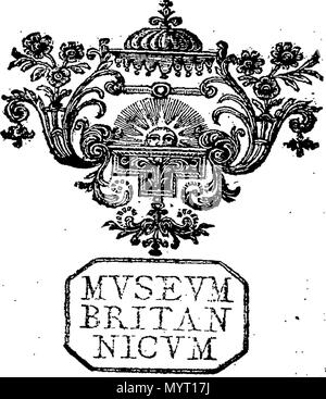 . Englisch: Fleuron aus Buch: Geschichte der Reformation und der Gründung einer Religion, und verschiedene andere Ereignisse in der Staat und Kirche von England, die sich aus dem Beitritt von Queen Elizabeth auf die Krone, Anno 1558. Zu Beginn der Regierungszeit von König James I., worin die Wiederherstellung der Religion aus der Korruption unter Königin Maria eingeführt; der Sieht mit Evangelischen Bischöfe; ihre Regierung und Kontrolle in ihren jeweiligen Diözesen, in Angelegenheiten, die ihre Pflege fiel aus jedes Jahr; kirchliche Kommissionen; der berühmten Synode in der Ihr montiert Stockfoto