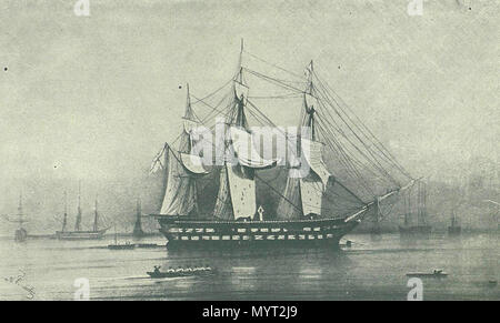 . Русский: 84 - пушечный корабль" Императрица Мария" Под флагом П. С. Победы Нахимова после в Синопском сражении. 1904. Unbekannt 50 Imperatrica Maria nach Sinop Stockfoto