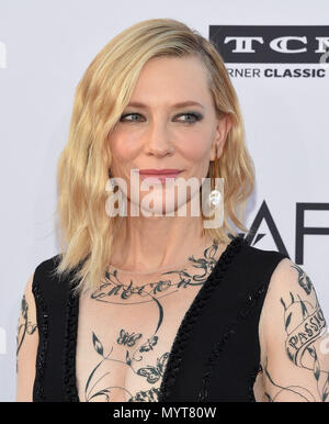 Hollywood, Kalifornien, USA. 7. Juni 2018. Cate Blanchett kommt für die AFI Life Achievement Award ehrt George Clooney auf der Dolby Theater. Credit: Lisa O'Connor/ZUMA Draht/Alamy leben Nachrichten Stockfoto