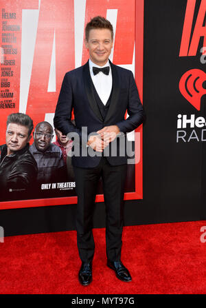 Los Angeles, USA. 7. Juni 2018. Jeremy Renner bei der Weltpremiere für "Tag" im Regency Dorf Theater. Bild: Sarah Stewart Credit: Sarah Stewart/Alamy leben Nachrichten Stockfoto