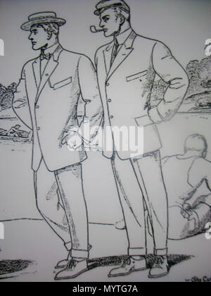 . Français: Otho Cushing (1871-1942) détail Samstag Abend, 1911. . 1911. Otho Cushing 78 Otho Cushing 3 Stockfoto