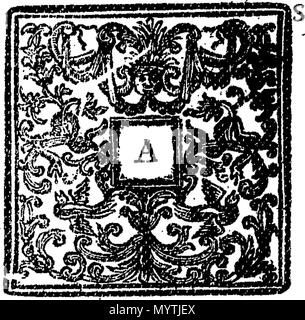 . Englisch: Fleuron aus Buch: Antworten für John yetts Trompeter; auf die Petition von James Marine und andere, Trompeter. 366 Antworten für John yetts Trompeter; auf die Petition von James Marine und andere, Trompeter. Fleuron T 022126-1 Stockfoto