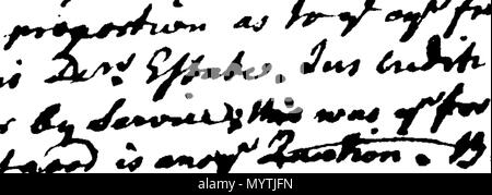 . Englisch: Fleuron aus Buch: Antworten für Sir William Moncrieff von Moncrieff, Bart. Zur Petition von Alexander Blair und andere Gläubiger des verstorbenen Sir Thomas Moncrieff. 366 Antworten für Sir William Moncrieff von Moncrieff, Bart Fleuron T 217355-5 Stockfoto