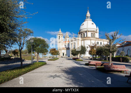 Santuário Nossa Senhora do Sameiro Braga Portugal [Heiligtum Unserer lieben Frau von Sameiro] Stockfoto