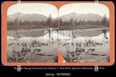 Call #: MSS P 24 Kasten 1 Ordner 3. 47 MSS P 24 B1 F3. ca. 1877, 1892, oder 1894 16 Mt. Tallac, Lake Tahoe, Cal. Stockfoto