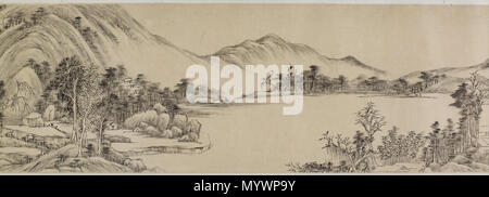 . Freien Geister unter Flüsse und Bäche sowie Berge. 1684 2 Wang Yuanqi (Wang Yuan-ch'i)-freien Geister unter Flüsse und Bäche sowie Berge - Google Kunst Projekt Stockfoto