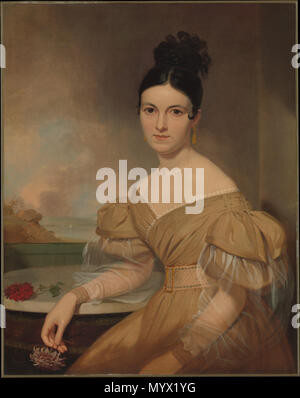 . Portrait von Frau Winfield Scott. 1831 382 Asher Brown Durand - Frau Winfield Scott 2. Stockfoto