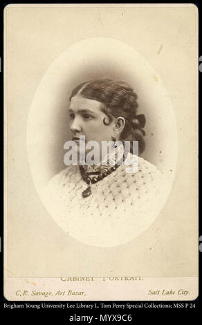 Call #: MSS P 24 Kasten 2 Ordner 10. Cornelia Horne Clayton büste Portrait. zwischen ca. 1875 und ca. 1890 2 266 MSS P24B2F10 Stockfoto