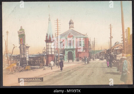 . 中文（繁體） ‎: 橫濱之風景. ca. 1920. Unbekannt 2 Yokohama Szene 01. Stockfoto