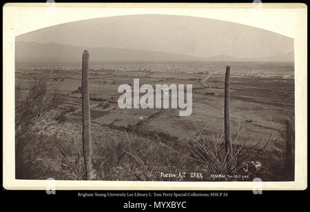 Call #: MSS P 24 Kasten 4 Ordner 3. 441 MSS P 24 B4 F3. ca. 1871 24 Tucson, A.T. S.P.R.R. C.R. Savage, Foto, Salt Lake Stockfoto