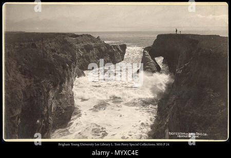 Call #: MSS P 24 Kasten 4 Ordner 4. 450 MSS P 24 B4 F4. ca. 1889 17 Pazifischen Ozean NR. Santa Cruz, Cal. C.R. Savage, Salt Lake. Stockfoto