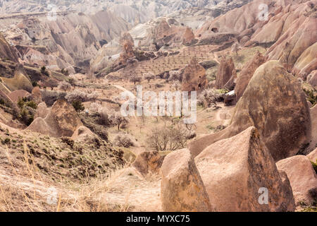 Kappadokien Nationalpark Göreme, urgup Nevsehir, Türkei Land Stockfoto