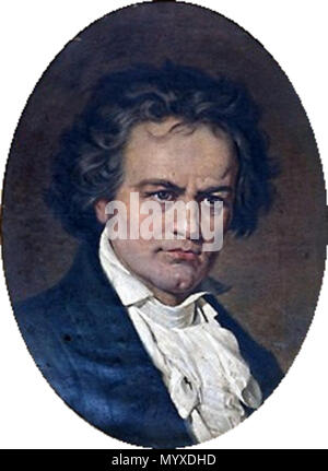 . Englisch: Porträt von Ludwig van Beethoven???????:??????? ??????? ??? ????????? . 1901 15 Bodarevsky 023 Stockfoto