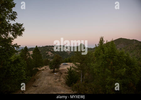 Auto Camping in der Wildnis Stockfoto