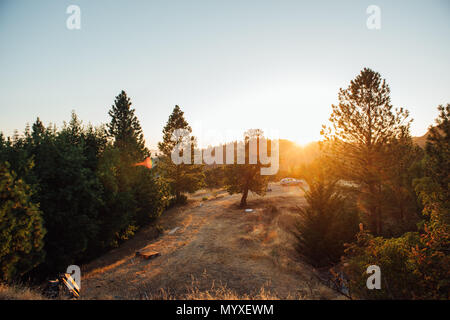 Auto Camping in der Wildnis Stockfoto