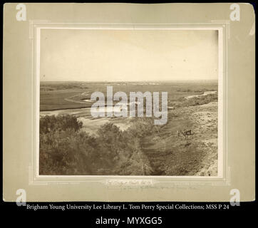 Call #: MSS P24 übergroßen Box. 781 MSS P 24. 1876 9 Fort Bridger - Uinta Mts. Wy. Stockfoto