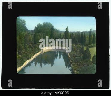 Dupont Killenworth, George Pratt Haus, Glen Cove, New York. Schwimmbad Stockfoto