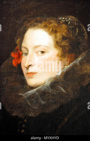 . Englisch: Sir Anthony Van Dyck, Marchesa Elena Grimaldi-Cattaneo, 1623. 1623. Antoon van Dyck, Washington, National Gallery Kunst 29 Elena Grimaldi Catteneo (Bozzetto) - Van Dyck Stockfoto