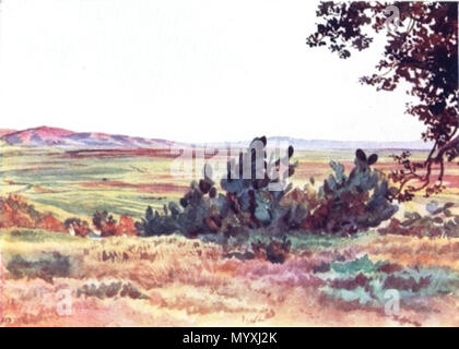 . Русский: картины британской художницы - баталиста Элизабет Томпсон. Vor 1947. Elizabeth Thompson 29 Elizabeth Thompson die-plain-von-esdraelon-von-Fuß-von-Tabor-mit-Dorf-von-Naim-in-Abstand Stockfoto