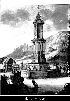 34 Fontaine de la Place du Grand Marché, Touren 1624 Lambert Doomer Stockfoto