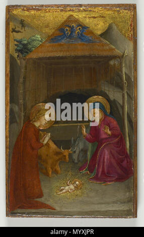 . Englisch: Die christgeburt. ca. 1425 34 Fra Angelico (Fra Giovanni da Fiesole) - christgeburt - 68.41.8 - Minneapolis Institut der Künste Stockfoto