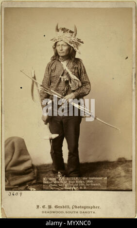 Kleine, Anstifter des indischen Aufstands in Pine Ridge, 1890 Stockfoto