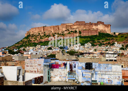 Mehrangarh Fort, Jodhpur, Indien Stockfoto