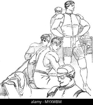 . Français: Otho Cushing (1871-1942), Sportifs de l'Université. . 1900. Otho Cushing 24 Cushing 3 Stockfoto
