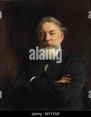 . Englisch: Joseph Joachim 1904 Kunstgalerie von Ontario, Toronto Öl auf Leinwand 87,6 x 73,0 (34 1/2 x 28 3/4 in.) Jpg: Freund der JSS Galerie. 1904. John Singer Sargent Geboren: 12. Januar 1856, Florenz Gestorben: April 14, 1925, London, Vereinigtes Königreich 56 Joseph Joachim, 1904 Stockfoto