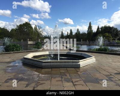 London, UK. 29. April 2015. April 2015; Sonne im Hyde Park, London Credit: Jonny Abbas/StockimoNews/Alamy Live News Stockfoto