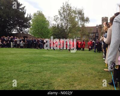 Ely, Cambridgeshire, Großbritannien. 2. Mai 2015. Ely Hoop Trundle Credit: Graham Johns/StockimoNews/Alamy Live-Nachrichten Stockfoto