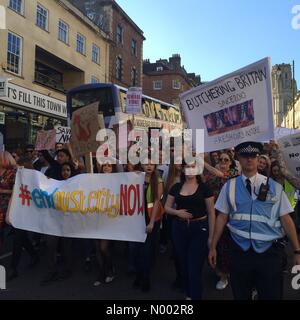 Bristol Stadt Bristol, UK. 13. Mai 2015. Bristol März über anti-strenge Anti-Abschaffung des Human Rights Act. Und pro-Wahlreform. Bildnachweis: PeteHorsham/StockimoNews/Alamy Live-Nachrichten Stockfoto