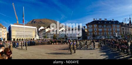 Festa Delle Forze Armate in Bozen, Italien Stockfoto