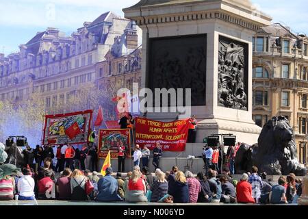 London, UK. 1. Mai 2016. London-Maifeiertag Protest 2016 Credit: Rjphoto / StockimoNews/Alamy Live News Stockfoto