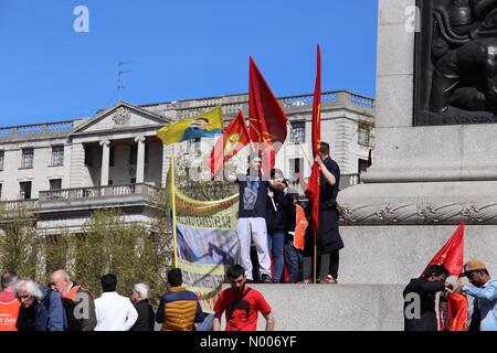 London, UK. 1. Mai 2016. London-Maifeiertag Protest 2016 Credit: Rjphoto / StockimoNews/Alamy Live News Stockfoto