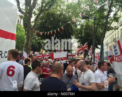 42000 Saint-Étienne, Frankreich. 20. Juni 2016. England Fans Saint-Etienne Frankreich Credit: Wanja Bovajo/StockimoNews/Alamy Live News Stockfoto