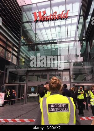 London, UK. 2. Februar 2017. Westfield Stratford Vorfall führt zur Evakuierung Credit: Flash Kultur Fotografie/StockimoNews/Alamy Live News Bildnachweis: Flash Kultur Fotografie/StockimoNews/Alamy Live News Stockfoto