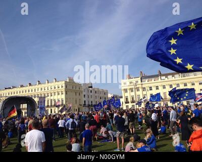 Brighton und Hove, Großbritannien. 24. September, 2017. Brighton und Hove für die EU Kredite: Aztec Images/StockimoNews/Alamy leben Nachrichten Stockfoto