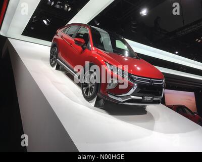 Tokio, Japan. 1 Nov, 2017. Mitsubishi Eclipse Kreuz auf der Tokyo Motor Show 2017. Credit: temiko/stockimonews/alamy leben Nachrichten Stockfoto