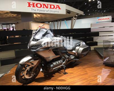 Tokio, Japan. 1.. November 2017. Honda Motorrad auf der Tokyo Motor Show 2017. Quelle: Temiko/StockimoNews/Alamy Live News Stockfoto