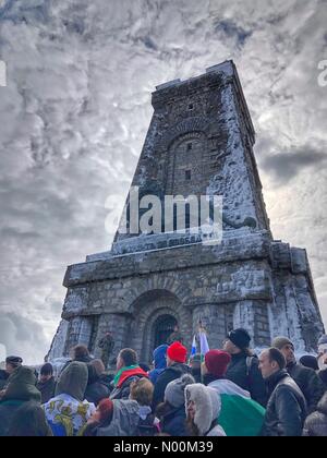 6150 Shipka, Bulgarien. 03 Mär, 2018. Am 3. März Bulgarien Marken nationalen Tag der Befreiung Credit: wanja Bovajo/StockimoNews/Alamy leben Nachrichten Stockfoto