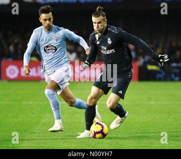 Vigo, Spanien. 11 Nov, 2018. Gareth Bale, La Liga Match zwischen Real Club Celta de Vigo und Real Madrid in Balaidos Stadium; Vigo; Score 2-0. Credit: Brais Seara/Alamy Live News Credit: Brais Seara/StockimoNews/Alamy leben Nachrichten Stockfoto